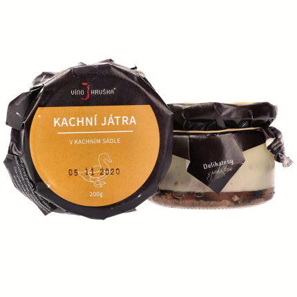 Kachní játra v kachním sádle 200 g photo